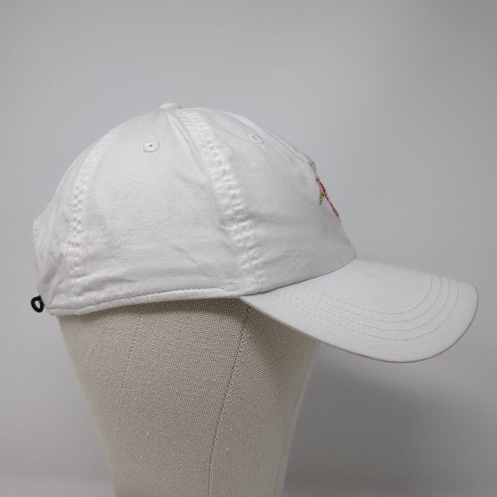Ahead Strapback Hat Solid White One Size Embroide… - image 5
